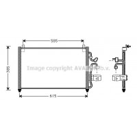 DW5013 PRASCO Конденсатор кондиціонера