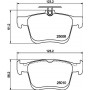 8DB 355 020-271 HELLA PAGID Комплект гальмівних колодок дисковий гальм