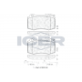 181389-203 ICER Комплект гальмівних колодок дисковий гальм