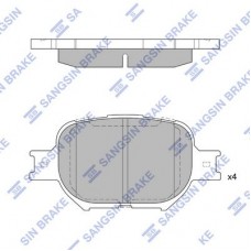 SP1272 Hi-Q Комплект гальмівних колодок дисковий гальм