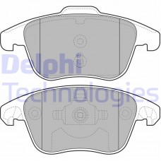 LP2100 DELPHI Комплект гальмівних колодок дисковий гальм