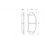 0 986 424 799 BOSCH Комплект гальмівних колодок дисковий гальм
