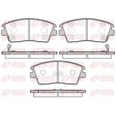 1676.02 REMSA КомплеК т гальмівних колодок, дискове гальмо