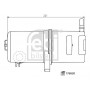 176830 FEBI BILSTEIN Паливний фільтр