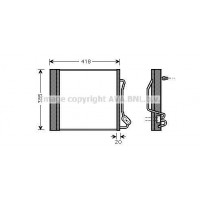 MCA5010D AVA QUALITY COOLING Конденсатор кондиціонера
