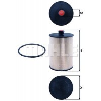 KX 217D MAHLE Паливний фільтр