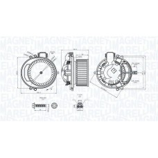 069412722010 MAGNETI MARELLI Вентилятор салону
