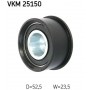 VKM 25150 SKF Паразитный / Ведущий ролик, Зубчастий ремінь