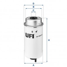 24.455.00 UFI Паливний фільтр