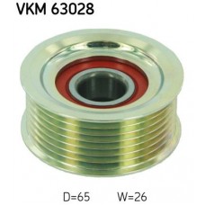 VKM 63028 SKF Паразитный / ведущий ролик, Поліклиновий ремінь