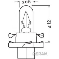 2351MFX6 OSRAM Лампа розжарювання, освещение щитка приборов