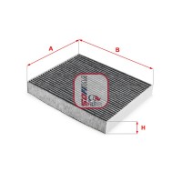 S 4284 CA SOFIMA Фільтр повітря у внутрішньому просторі