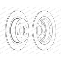 DDF1776C FERODO Гальмівний диск