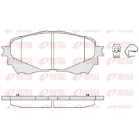 1538.04 REMSA Комплект гальмівних колодок дисковий гальм