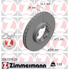 250.1379.20 ZIMMERMANN Гальмівний диск
