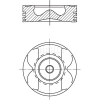 001 PI 00177 000 MAHLE Поршень