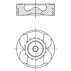 001 PI 00177 000 MAHLE Поршень