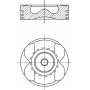 001 PI 00177 000 MAHLE Поршень