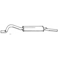 12643 SIGAM Глушник вихлопних газів кінцевий