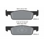 2570201 TEXTAR Комплект гальмівних колодок дисковий гальм