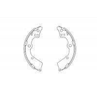 KBS-4409 KAVO PARTS Комплект гальмівних колодок