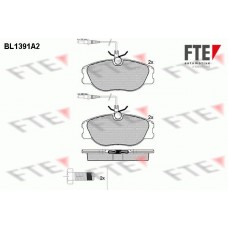 9010165 FTE КомплеК т гальмівних колодок, дискове гальмо