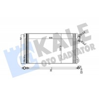 376700 KALE OTO RADYATÖR Конденсатор кондиціонера
