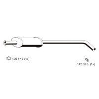 530033 ERNST Середній глушник вихлопних газів