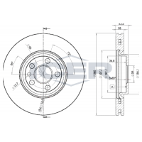 78BD4678-2 ICER Гальмівний диск