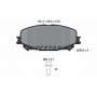 2280301 TEXTAR Комплект гальмівних колодок дисковий гальм