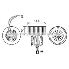 BW8539 AVA QUALITY COOLING Вентилятор салону