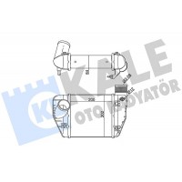 342200 KALE OTO RADYATÖR Интеркулер
