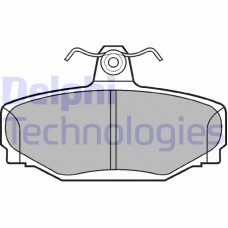 LP637 DELPHI Комплект гальмівних колодок дисковий гальм