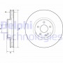BG9174C DELPHI Гальмівний диск