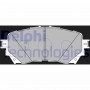 LP2487 DELPHI Комплект гальмівних колодок дисковий гальм
