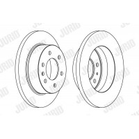 569137J JURID Гальмівний диск