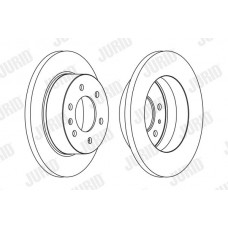 569137J JURID Гальмівний диск