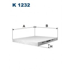Фільтр повітря у внутрішньому просторі FILTRON K 1232