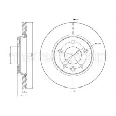 800-728 CIFAM Гальмівний диск