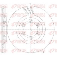 61000.10 REMSA Гальмівний диск