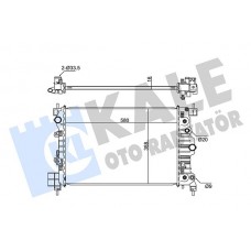 346080 KALE OTO RADYATÖR Радіатор охолодження двигуна