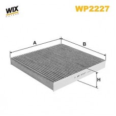 WP2227 WIX FILTERS Фільтр повітря у внутрішньому просторі