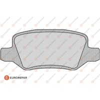 1617264380 EUROREPAR КомплеК т гальмівних колодок, дискове гальмо