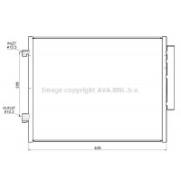 AL5159D AVA QUALITY COOLING Конденсатор кондиціонера