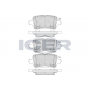 182257-208 ICER Комплект гальмівних колодок дисковий гальм