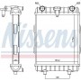 606645 NISSENS Радіатор охолодження двигуна