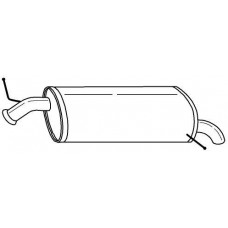 46636 SIGAM Глушник вихлопних газів кінцевий