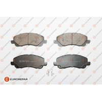 1619395980 EUROREPAR КомплеК т гальмівних колодок, дискове гальмо