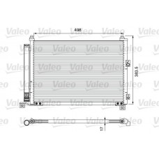 814403 VALEO Конденсатор кондиціонера