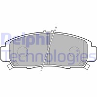 LP1704 DELPHI Комплект гальмівних колодок дисковий гальм